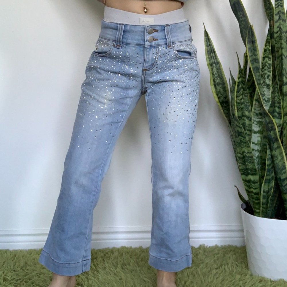 Y2K Cache Rhinestone Jeans